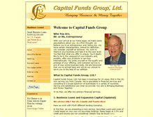Tablet Screenshot of capitalfundsgroup.com